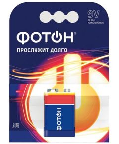 Батарейка ФОТОН 9V (1 шт), фото  - Метэкс
