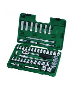 Набор торцевых головок 1/2" 46 предметов SATA 09006, фото  - Метэкс