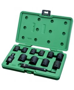 Набор торцевых головок ударных 1/2", 12 предметов SATA, фото  - Метэкс