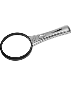 Лупа с подсветкой 75 мм ЗУБР 40541-75, фото  - Метэкс