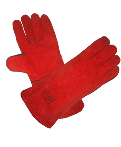 Краги РОСМАРКА с подкладкой красный 35 см КЕ1470, фото  - Метэкс