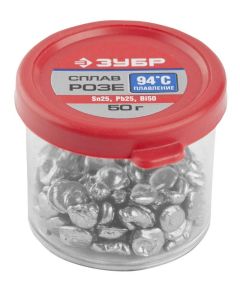 Сплав РОЗЕ (50 гр; гранулы) ЗУБР 55457-050, фото  - Метэкс