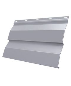 Сайдинг корабельная доска 228(255) 0,5 RAL 7004 серый, фото  - Метэкс