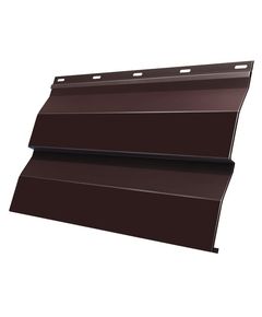 Сайдинг корабельная доска 228(255) 0,5 RAL 8017 шоколад, фото  - Метэкс