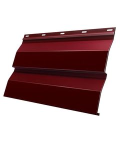 Сайдинг корабельная доска 228(255) 0,5 RAL 3005 красное вино, фото  - Метэкс