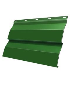 Сайдинг корабельная доска 228(255) 0,5 RAL 6002  зеленая листва, фото  - Метэкс