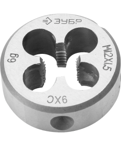 Плашка ручная М12 х 1.5 мм 9ХС ЗУБР 4-28022-12-1.5, фото  - Метэкс