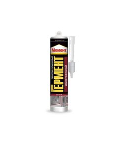 Герметик Момент Гермент силиконовый универсальный белый 280 мл, фото  - Метэкс