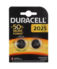 Батарейка DURACELL 2025 3V (2 шт), фото  - Метэкс