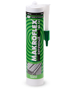 Герметик битумный черный 300 мл MAKROFLEX BA141, фото  - Метэкс