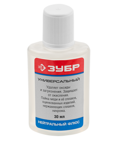 Флюс нейтральный 30 мл ЗУБР 55494-030, фото  - Метэкс
