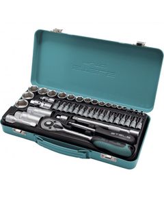 Набор торцевых головок 1/4" и 3/8" с трещоткой 44 предмета STELS 13575, фото  - Метэкс