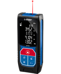 Дальномер лазерный (дальн. 50 м погрешн. 2 мм класс 2) ДЛ-50 ЗУБР 34925, фото  - Метэкс