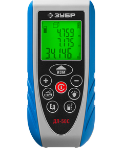 Дальномер лазерный (дальн. 50 м погрешн. 2 мм класс 2) ДЛ-50 С ЗУБР 34933_z01, фото  - Метэкс