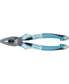 Плоскогубцы 205 мм комбинированные трехкомпонентные рукоятки GROSS 16975, фото  - Метэкс