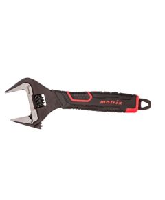 Ключ разводной 200 мм тонкие губки фосфатированный MATRIX 15577, фото  - Метэкс