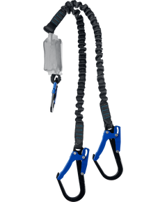 Удерживающая система двухплечный строп лента полиамидная с амортизатором ЗУБР 11596, фото  - Метэкс