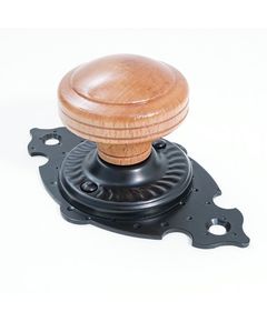 Ручка-кнопка Декор НОЭЗ РКД-130-S черный матовый, фото  - Метэкс