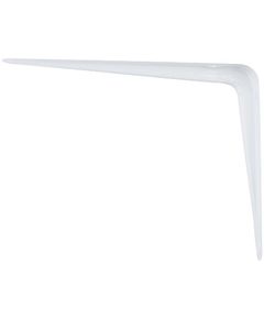 Кронштейн угловой с ребром 400х450 мм белый, фото  - Метэкс