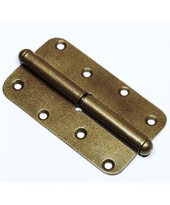 Петля накладная ПН1-130-Л бр. металлик, фото  - Метэкс