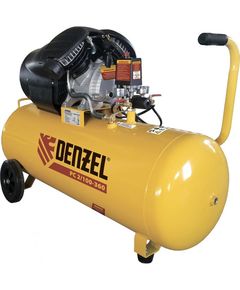 Компрессор прям. привод масляный (2,3 кВт, 360л/мин, 100л, 220В) DENZEL PC 2/100-360 (58078), фото  - Метэкс