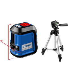 Уровень лазерный ЗУБР (дальн. 15 м, погрешн. 0,3 мм/м, класс 2) КРЕСТ-15 (34902-3_z01), фото  - Метэкс