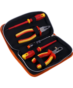 Набор инструмента для электромонтажных работ DE-02/05 КРАТОН 21216002, фото  - Метэкс