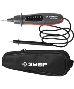 Тестер напряжения 6-400В определение полярности чехол ЗУБР 45250, фото  - Метэкс