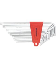 Набор ключей имбусовых TORX T10-T50 9 шт CrV удлиненные MATRIX 12306, фото  - Метэкс