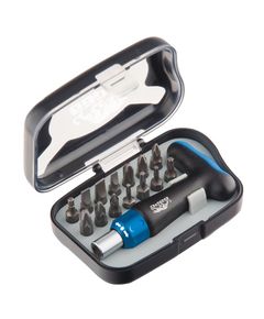 Отвертка Т-образная реверсивная с набором бит 15 шт БАРС 13311, фото  - Метэкс