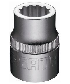 Головка торцевая 1/2" 27 мм 12-гранная SATA 13616, фото  - Метэкс