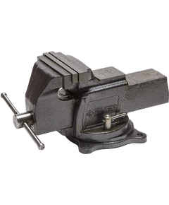 Тиски слесарные 150 мм индустриальные с поворотным механизмом и наковальней ЗУБР 32703-150, фото  - Метэкс