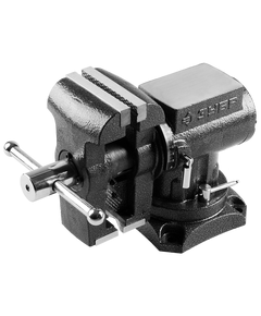 Тиски слесарные 125 мм многофункциональные с поворотом в двух плоскостях ЗУБР 32712-125, фото  - Метэкс