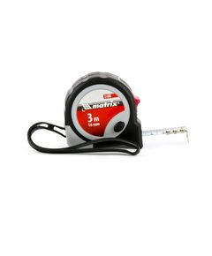 Рулетка 3 м х 16 мм Continuous fixation двухкомпонентный корпус плавная фиксация MATRIX 31086, фото  - Метэкс