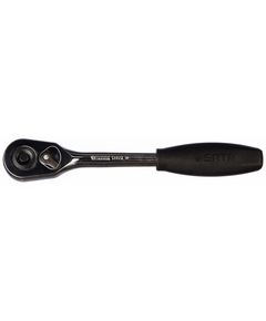 Ключ трещоточный 1/2" 250 мм 60 зубьев обрезиненая рукоятка SATA S13972, фото  - Метэкс