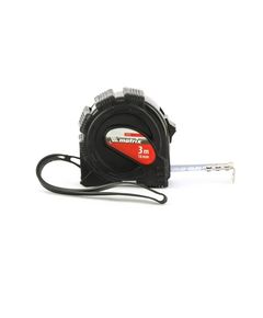 Рулетка 3 м х 16 мм Black обрезиненный корпус MATRIX 31013, фото  - Метэкс