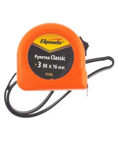Рулетка 3 м х 16 мм Classic пластиковый корпус SPARTA 31302, фото  - Метэкс