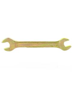Ключ рожковый 10х11 желтый цинк СИБРТЕХ 14304, фото  - Метэкс