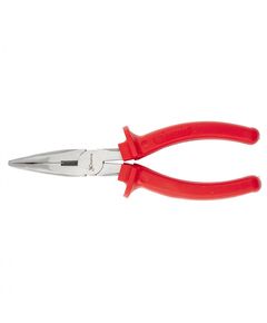 Длинногубцы 180 мм изогнутые Econom шлифованные пластмассовые рукоятки MATRIX 17495, фото  - Метэкс