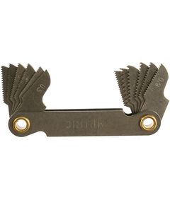 Шаблон для определения шага метрической резьбы 0,5-3,0 мм STAYER 28041, фото  - Метэкс