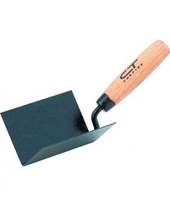 Кельма угловая 110 х 75 х 75 мм стальная для внутренних углов буковая ручка СИБРТЕХ 86309, фото  - Метэкс