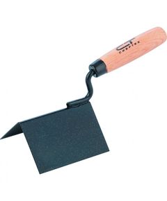 Кельма угловая 110 х 75 х 75 мм стальная для внешних углов буковая ручка СИБРТЕХ 86313, фото  - Метэкс