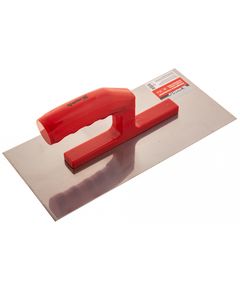 Гладилка стальная 280 х 130 мм зеркальная полировка пластмассовая ручка MATRIX 86774, фото  - Метэкс