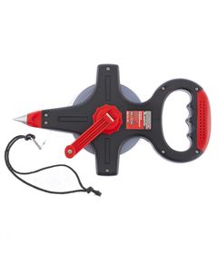 Рулетка геодезическая 50 м х 12,5 мм металлическая лента, открытый корпус MATRIX 31445, фото  - Метэкс