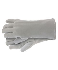 Перчатки спилковые с манжетой для садовых и строительных работ утолщенные размер XL СИБРТЕХ 67905, фото  - Метэкс