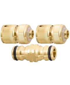 Набор для подключения шланга 1/2 латунный PALISAD 66210, фото  - Метэкс