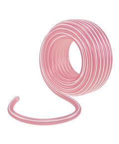 Шланг эластичный 3/4" 15 м прозрачный розовый PALISAD 67674, фото  - Метэкс