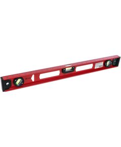 Уровень алюминиевый 600 мм "Рельс" усиленный 3 глазка MATRIX 34006, фото  - Метэкс