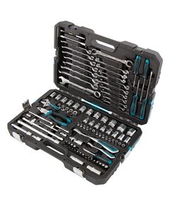 Набор инструментов 1/2", 1/4" пластиковый кейс 101 предмет 120 зубьев GROSS 14151, фото  - Метэкс