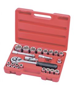 Набор слесарно-монтажный 1/2" 21 предмет MATRIX 13521, фото  - Метэкс